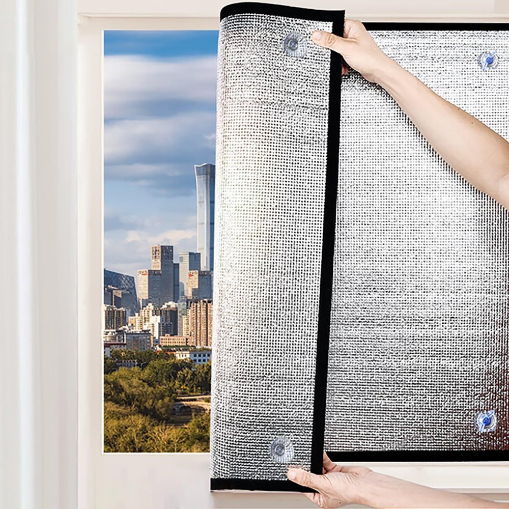 8 mm Thermal Reflective Window Film, Heat and Cold Insulation, Privacy Screen, 60 x 120 cm