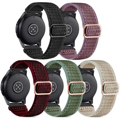 Hgsxst 5-Pack Elastic Nylon Bands for Samsung Galaxy Watch, 20 mm