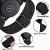 Hgsxst 5-Pack Elastic Nylon Bands for Samsung Galaxy Watch, 20 mm view 2
