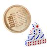 Farkle Wooden Game Tray for Gatherings and Holiday Parties view 2