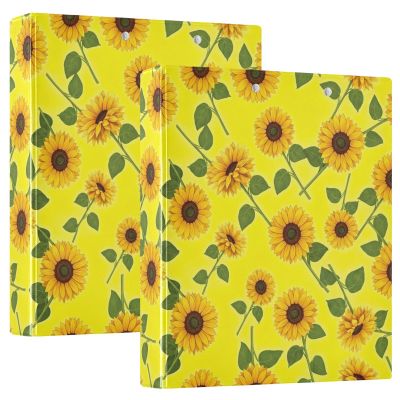 3-Ring Binder with Clipboard, D-Ring Binder, Large, 2-Pack