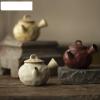 130 mL Rough Ceramic Handmade Teapot, Japanese Side-Handle, Retro Style (A, 9.2 x 7.2 cm) view 3