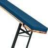 Bench Seat Cushion for Indoor/Outdoor Use, 120/150/100/180 x 40/30/25 cm, Non-Slip Cushion for Beer Benches, Gardens, Window Seats, Patios, Loungers and Swings, 2/3/4 Seats, Blue, 210 x 40 x 3 cm view 1
