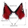 XANHOY Faux Fur Wolf Ear Headband view 4