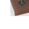 TroHollis Speaker Grill Cloth, Acoustic Fabric 150 x 50 cm, Vintage Brown view 2