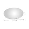 FUNOMOCYA 28 cm Lightweight Plastic Convex Safety Mirror for Enhanced, Accurate Reflection Outdoors view 2