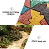 Toyvian Reusable Garden Stepping Stone Mold for DIY Paths view 3