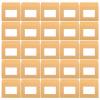 Happyyami Kraft Paper Envelopes for Documents, Transparent Self-Adhesive Bags for Invitations, Greeting Cards, and Photos, 25-Pack view 1