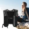 Men's Breathable Running Hydration Vest with Adjustable Strap, Phone Pocket and Non-Slip Chest Strap view 3