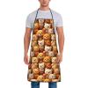 TZTTZT Cute Bear Print Apron for Women and Men view 1