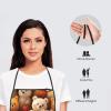 TZTTZT Cute Bear Print Apron for Women and Men view 3