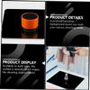 SHINEOFI 2-Piece Black Acrylic Photography Background Boards, Double-Sided Reflective, Lightweight and Shatterproof view 4