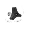 Gatuida Lawn Mower Handle Screws, Precise Control and High Efficiency, ABS and Iron, 2 Sets view 2