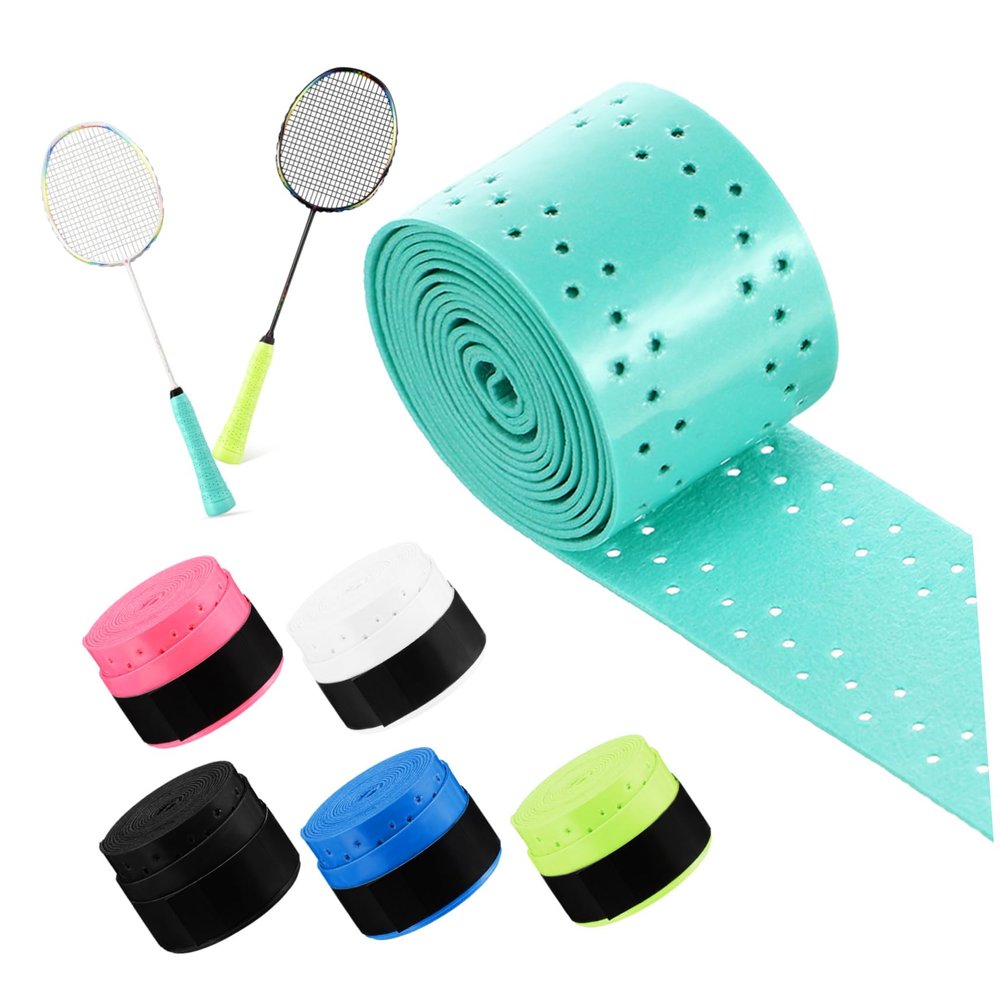 Toyvian 6-Roll Self-Adhesive Grip Tape for Tennis, Badminton & Pickleball