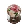 Vesidoloy Round Retro Floral Resin Epoxy Door Knob view 1