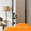 Vesidoloy Round Retro Floral Resin Epoxy Door Knob view 3