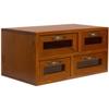 Artibetter Rustic Double-Wall Drawer Organizer, 4 Compartments and 4 Drawers view 1