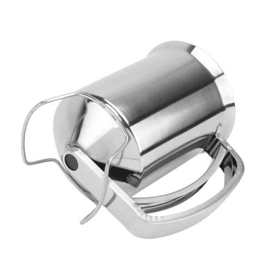 ABOOFAN 1-Piece Stainless Steel Batter Dispenser, Silver, Molded Design