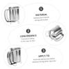 ABOOFAN 1-Piece Stainless Steel Batter Dispenser, Silver, Molded Design view 3