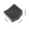 SEWACC 2-Piece Rubber Ladder Leg Caps, Non-Slip and Vibration-Damping, Black view 2