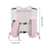 Running Water Vest, Adjustable Hydration Pack, 40 x 12.75 in Lightweight Chest Pack for Men and Women view 2
