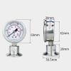 RVBLRDSE 0–0.1 MPa 2 in (64 mm) Tri-Clamp Diaphragm Pressure Gauge view 2