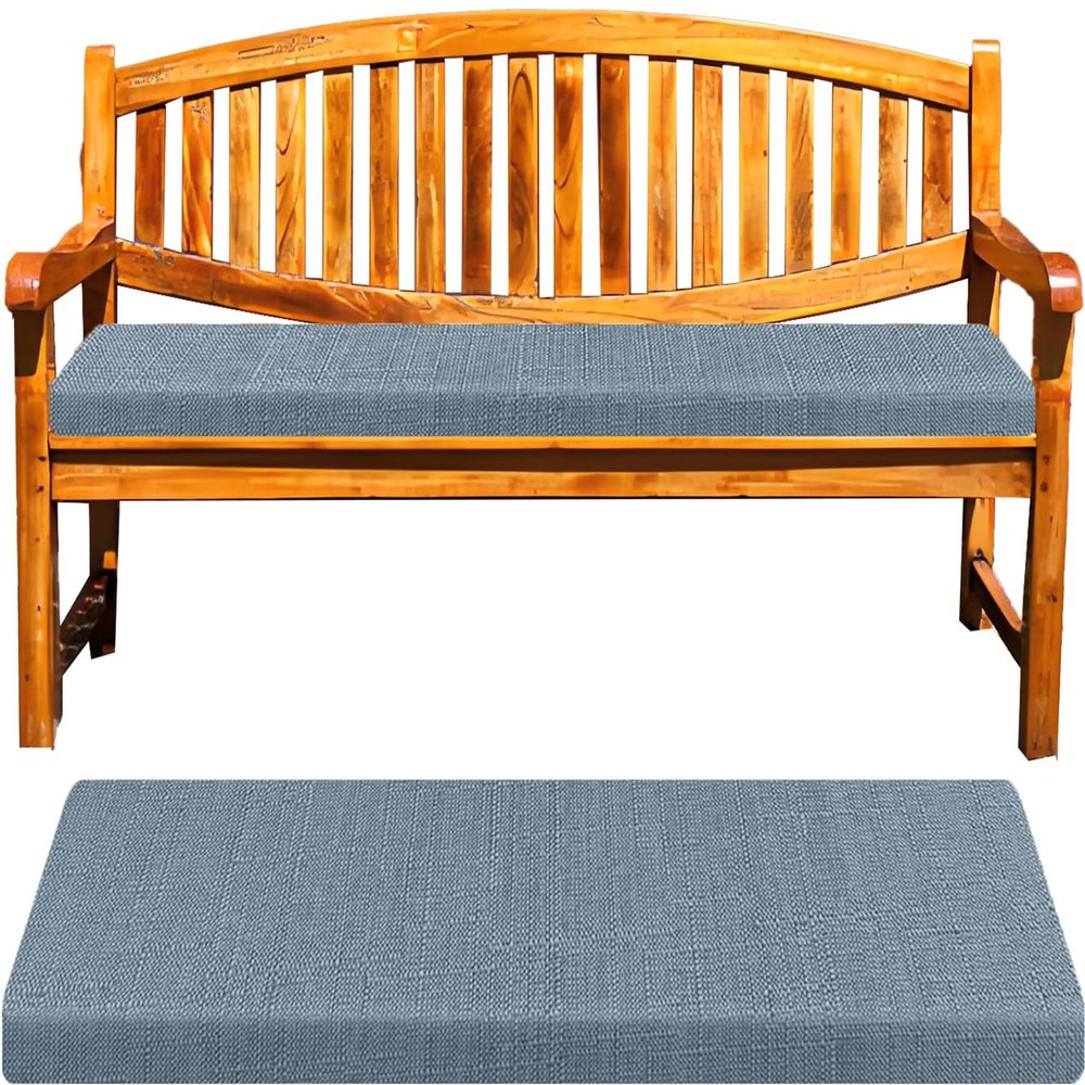 5 cm Thick Beer Bench Cushion, Sky Blue