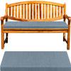 5 cm Thick Beer Bench Cushion, Sky Blue view 1