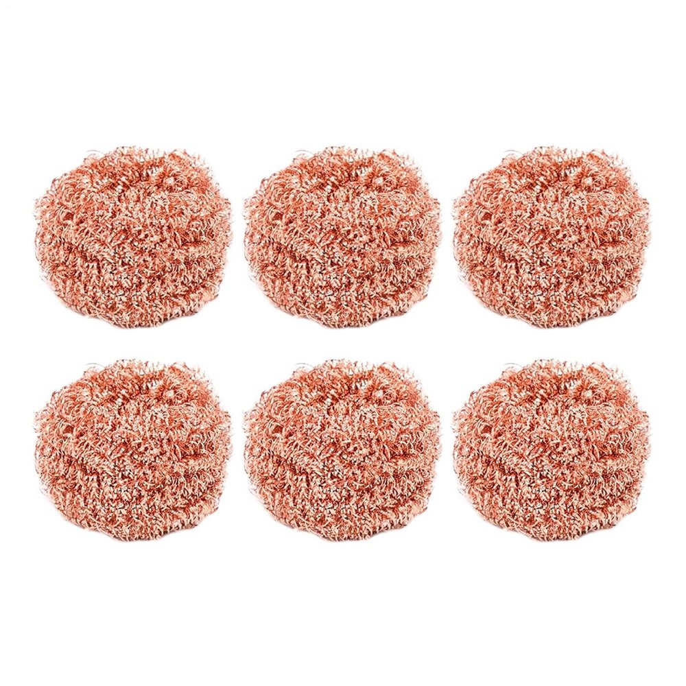 Iron Scrubber Brush, Non-Abrasive Kitchen Cleaning Pads, 3.94 Inches