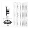 Roller Chain Sprocket, 45# Steel, 05B, 10–25 Teeth, 8 mm Pitch, 16 Teeth, 6 mm Bore view 3