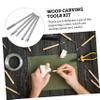 HOMSFOU 2-Set Wood Carving Tool Set, Electric Cutters for Wood Carving, Durable High-Hardness Tools for Precise Wood Engraving and Milling view 4