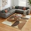 Natural Handwoven Jute Rug, Brown Flatweave view 2
