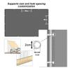 Waterproof Rectangular Sun Shade Sail 100 x 350 cm, Khaki, with Eyelets and 4 x 1.5 m Ropes view 2