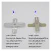 MRVAKDYDI Iron Ceiling Mounting Bracket Kit for Chandeliers and Pendant Lights, Multicolor, Various Sizes, 11 Pieces (E) view 3
