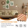 Sourcing Map Copper Round Tube, 24 mm OD x 1 mm Wall x 100 mm Long, Seamless T2 Copper Pipe, 2-Pack view 3