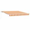 vidaXL Retractable Awning Yellow and Orange 350 x 250 x 165 cm view 1