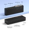 Y.D.F 4-Port HDMI 2.0 Switcher + 4-Port RCA-to-HDMI Converter, 2-in-1 AV Switch with 4:3/16:9 Support view 4