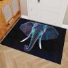 3D Elephant Short-Pile Area Rug, Non-Slip, 180 x 240 cm view 3
