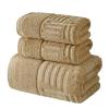 EDQPLL Soft Bath Towel Set, 3-Piece, Khaki view 1