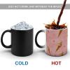 Jubonexis Color-Changing Coffee Mug with Gold Foil, Ice Cream Cone Design, 325 ml view 4