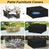 AOFOAE Outdoor Furniture Cover, Weatherproof 90 x 40 x 80 cm, 420D Oxford, XXL view 3