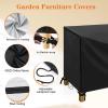 AOFOAE Outdoor Furniture Cover, Weatherproof 90 x 40 x 80 cm, 420D Oxford, XXL view 4