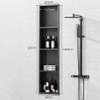Modern Square Recessed Shower Niche for Tile Walls, Black view 2