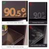 Modern Square Recessed Shower Niche for Tile Walls, Black view 4