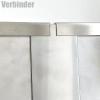 designbleche | Metal Lawn Edging Connector | 1.5 mm Galvanized Steel | 180 mm view 2