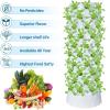 Hydroponic Tower Garden Set, 48/64/80 Pots, 6 Layers, Indoor and Outdoor view 3