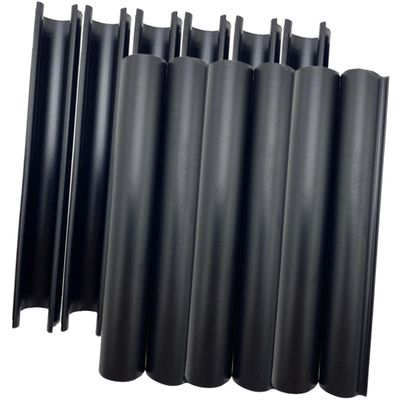 24 Pool Cover Clips for Above-Ground Pools, Compact, Black