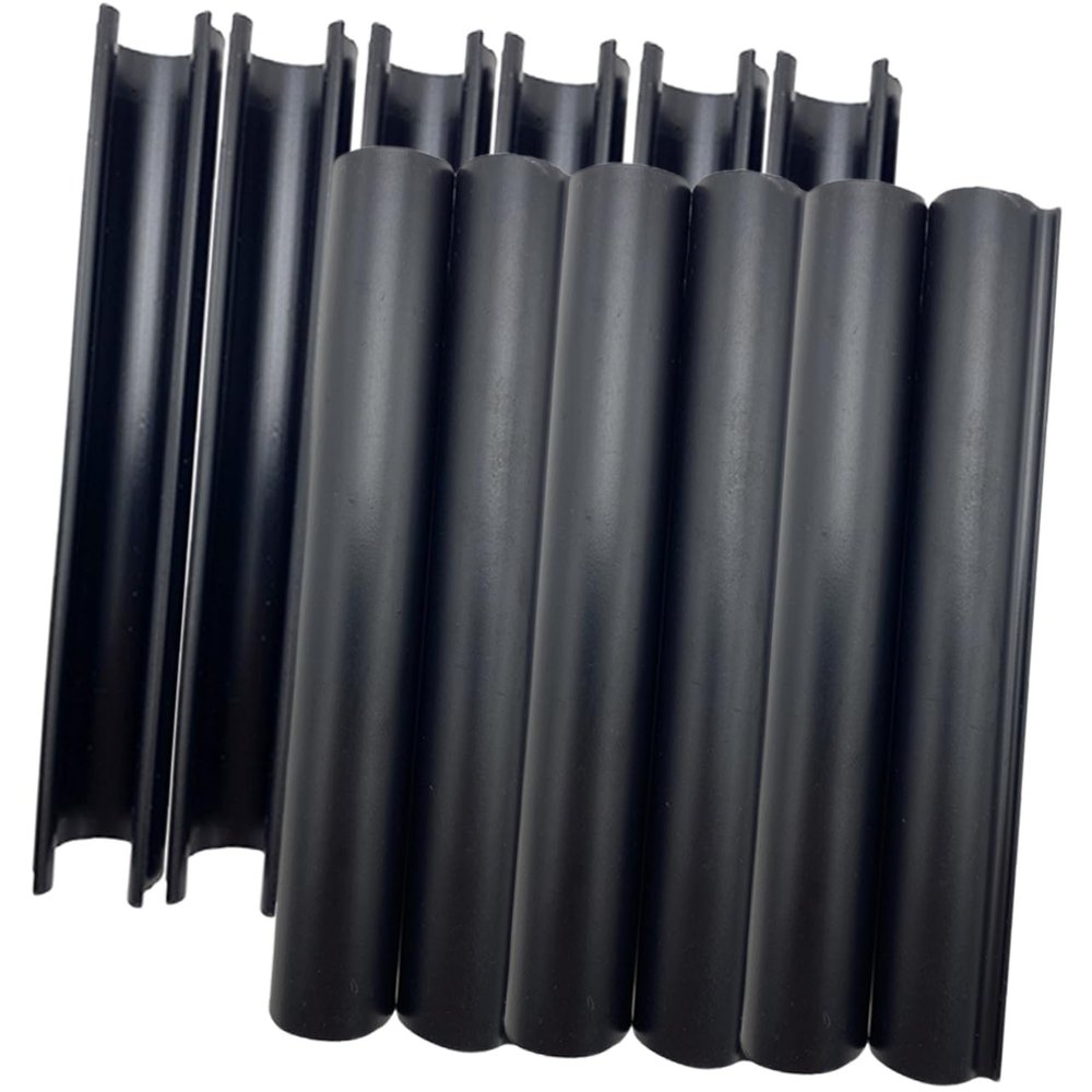 24 Pool Cover Clips for Above-Ground Pools, Compact, Black