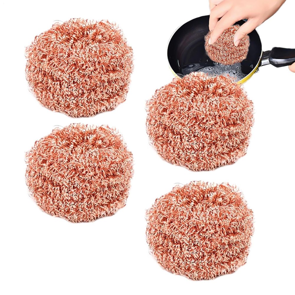 Iron Scouring Sponge for Dishes and Grease Removal
