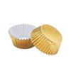 Cupcake Liners, Gold Aluminum Foil, Thick, 100 Count view 1